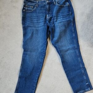 Curvy High-Waisted Vintage Slim Jeans 12 Petite